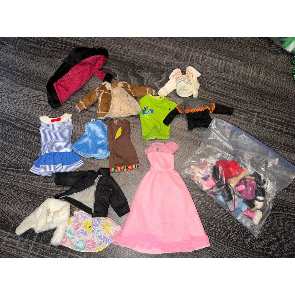 Barbie Clothes and Accessories Lot Mixed Outfits Shoes Modern Doll Outfits OS